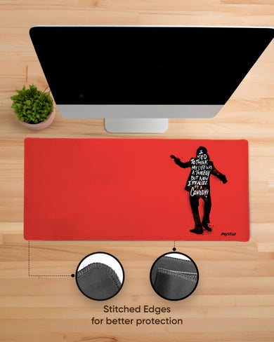 The Joker-Life is a Comedy EdgeGuard Desk Mat