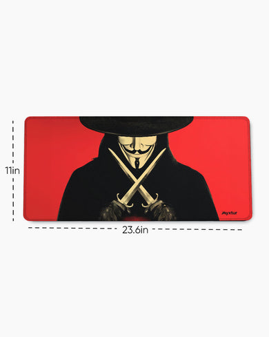 V for Vendetta-Gunpowder Treason and Plot EdgeGuard Desk Mat