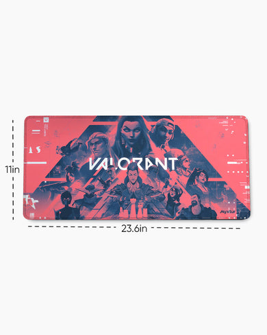 Valorant-Agent Recap EdgeGuard Desk Mat