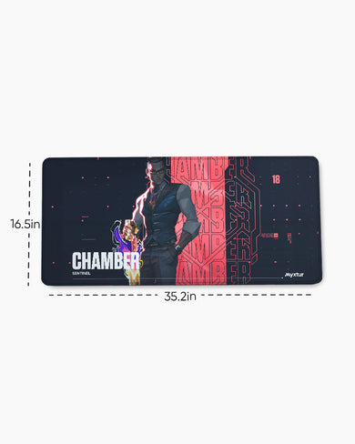 Valorant-Sentinel Chamber EdgeGuard Desk Mat