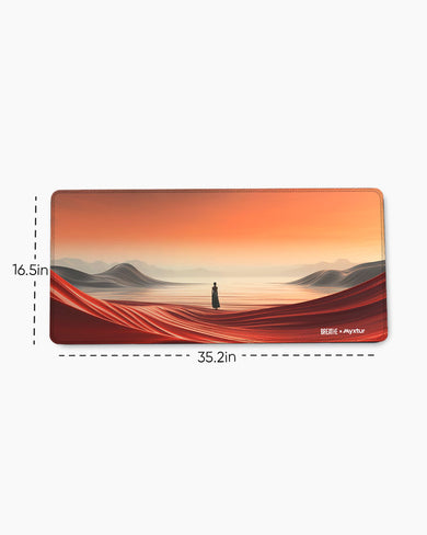 Lady of the Dunes [BREATHE] EdgeGuard Desk Mat