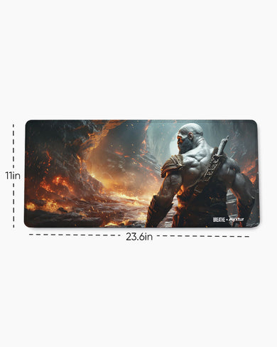 Rage Against Fire Mountain [BREATHE] EdgeGuard Desk Mat
