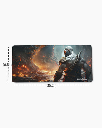 Rage Against Fire Mountain [BREATHE] EdgeGuard Desk Mat