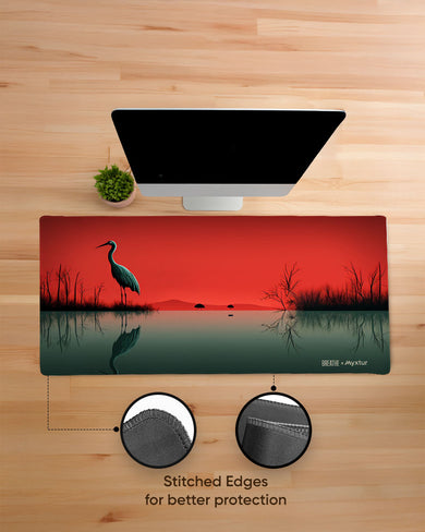 Serenade of Silence [BREATHE] EdgeGuard Desk Mat