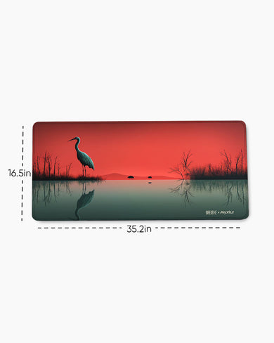 Serenade of Silence [BREATHE] EdgeGuard Desk Mat