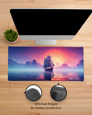 Sunset Seafarer Gaming Desk Mat M 1