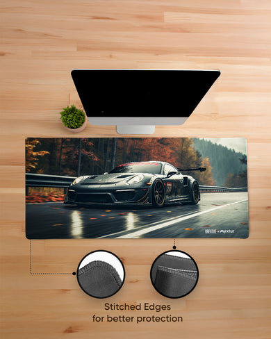 Thundering Roadster [BREATHE] EdgeGuard Desk Mat