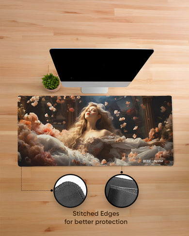 Petals and Grace [BREATHE] EdgeGuard Desk Mat
