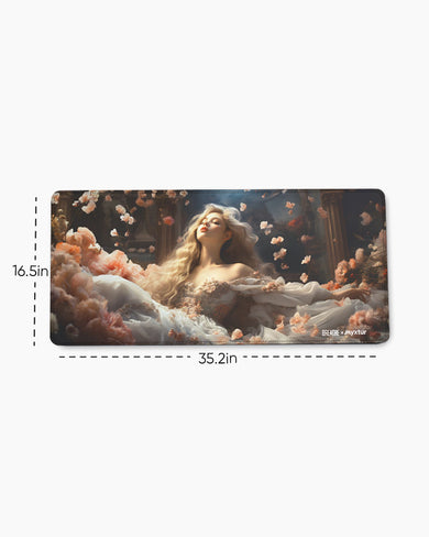 Petals and Grace [BREATHE] EdgeGuard Desk Mat