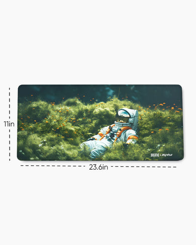 Spacefaring in the Meadow [BREATHE] EdgeGuard Desk Mat