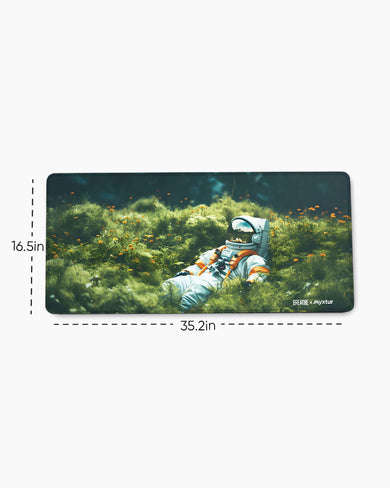 Spacefaring in the Meadow [BREATHE] EdgeGuard Desk Mat