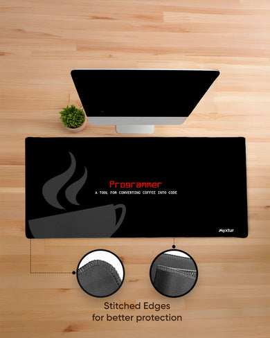 Coffee to Code EdgeGuard Desk Mat