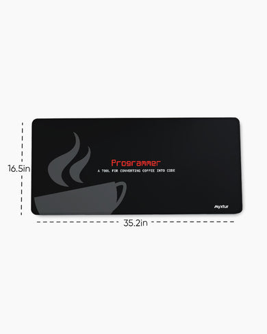 Coffee to Code EdgeGuard Desk Mat