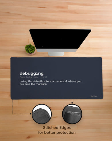 Detective Debugger EdgeGuard Desk Mat