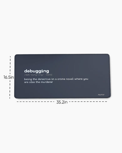 Detective Debugger EdgeGuard Desk Mat