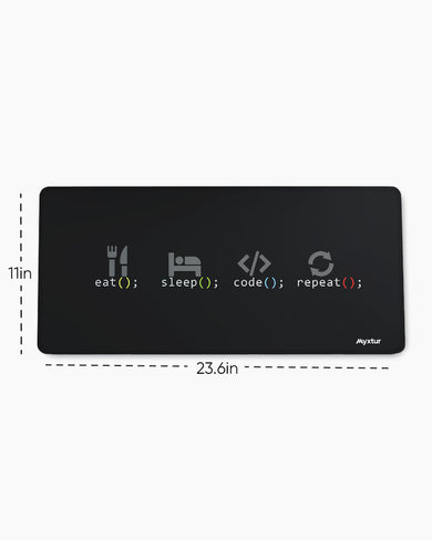 Eat Code Sleep EdgeGuard Desk Mat