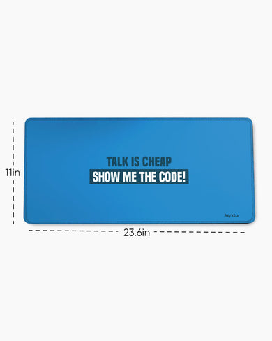 Show Me the Code EdgeGuard Desk Mat