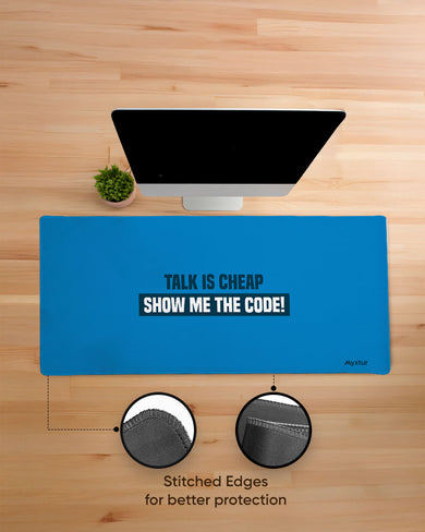 Show Me the Code EdgeGuard Desk Mat