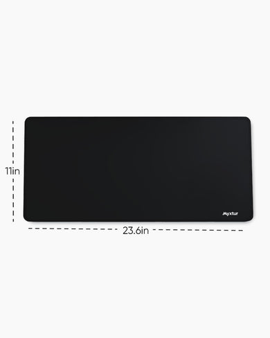 All Black EdgeGuard Desk Mat