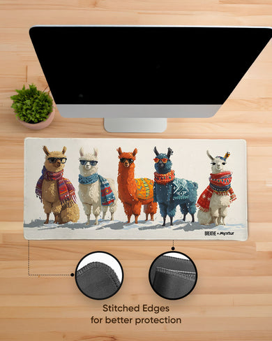 Shades and Wraps [BREATHE] EdgeGuard Desk Mat