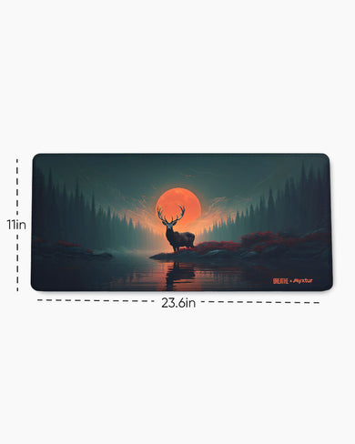 Aurora Antler [BREATHE] EdgeGuard Desk Mat