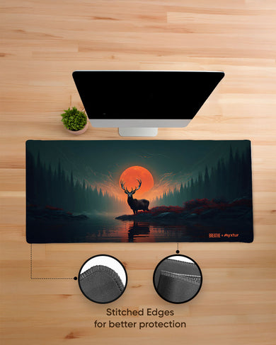 Aurora Antler [BREATHE] EdgeGuard Desk Mat