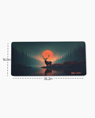 Aurora Antler [BREATHE] EdgeGuard Desk Mat