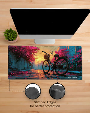 Blossom Cycle [BREATHE] Gaming Desk Mat M 1