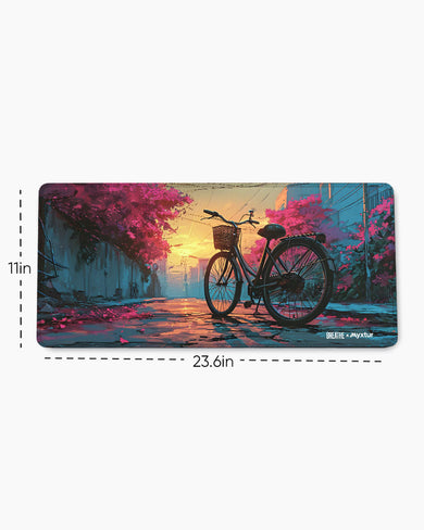 Blossom Cycle [BREATHE] EdgeGuard Desk Mat