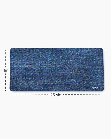 Blue Jean Bliss EdgeGuard Desk Mat