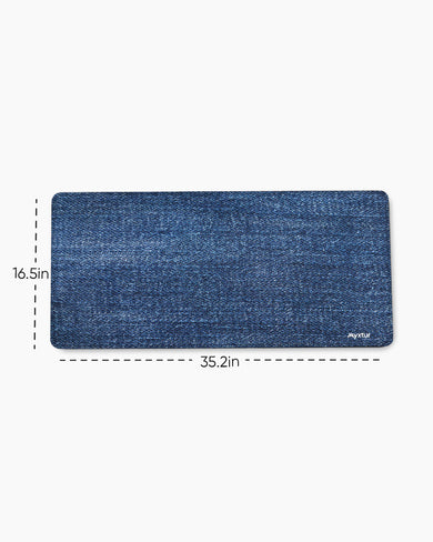 Blue Jean Bliss EdgeGuard Desk Mat