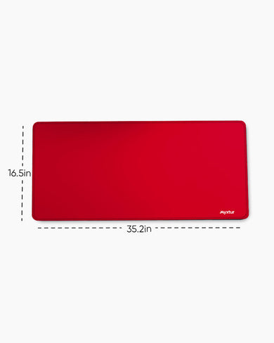 Brick Blaze EdgeGuard Desk Mat