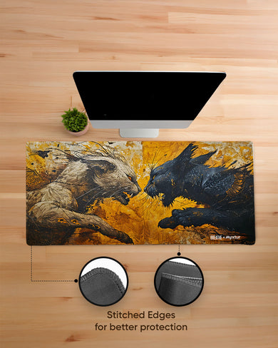 Clash of Claws [BREATHE] EdgeGuard Desk Mat