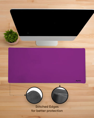 Deep Orchid EdgeGuard Desk Mat