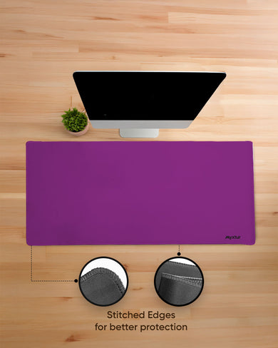 Deep Orchid EdgeGuard Desk Mat