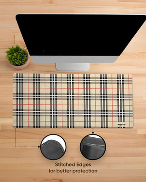 Tartan Knit Gaming Desk Mat M 1