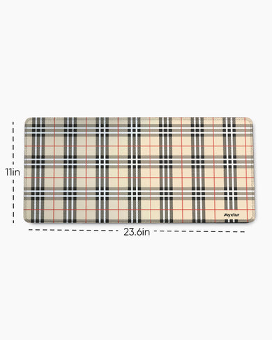 Tartan Knit EdgeGuard Desk Mat