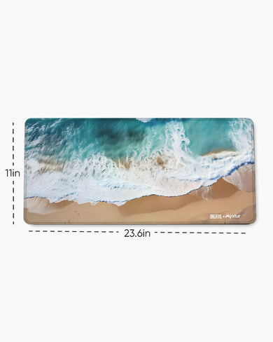Wave Symphony [BREATHE] EdgeGuard Desk Mat