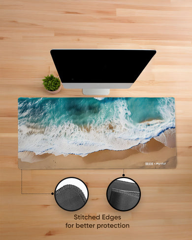 Wave Symphony [BREATHE] EdgeGuard Desk Mat