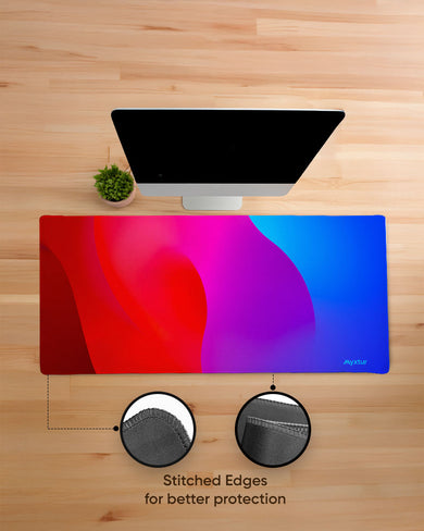 Crimson Cobalt Blend EdgeGuard Desk Mat