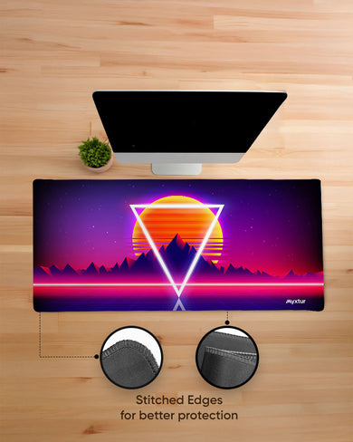 Electric Sunset EdgeGuard Desk Mat