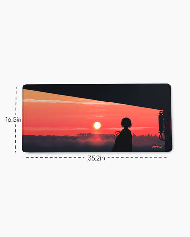 Red Ronin Wanderer EdgeGuard Desk Mat
