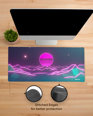 Retro Wave Fusion Gaming Desk Mat M 1