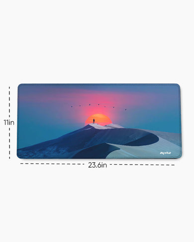 Solace in Sand EdgeGuard Desk Mat