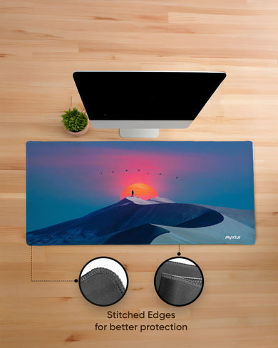 Solace in Sand EdgeGuard Desk Mat