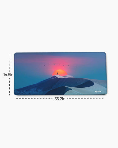 Solace in Sand EdgeGuard Desk Mat