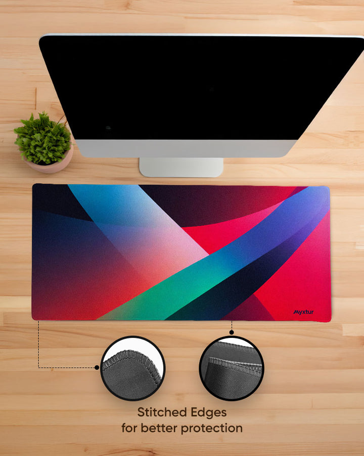 Spectrum Stream Gaming Desk Mat – Myxtur