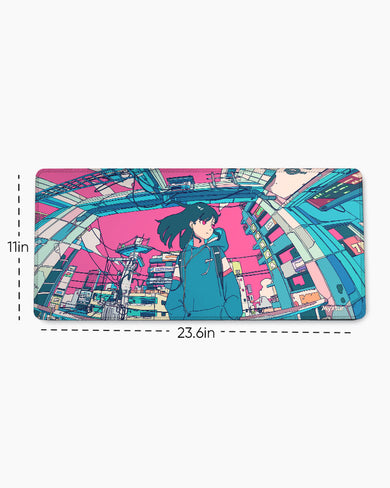 Urban Neon Muse EdgeGuard Desk Mat