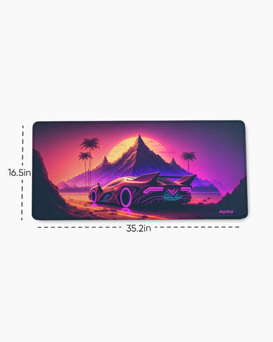 Retrowave Racing EdgeGuard Desk Mat