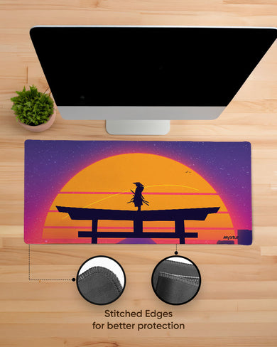 Samurai at the Gate EdgeGuard Desk Mat